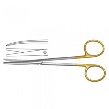 TC Metzenbaum-Lahey Dissecting Scissor - Slender Pattern Curved Stainless Steel, 20.5 cm - 8"